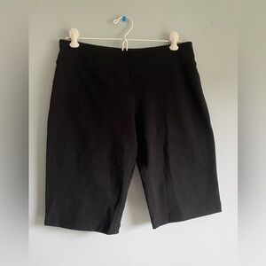 Black Spandex Biker Shorts Size Medium